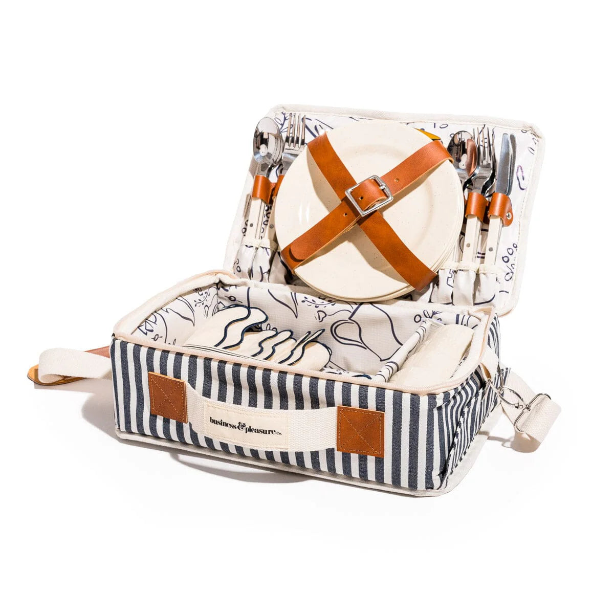 The Picnic Set - Lauren's Navy Stripe