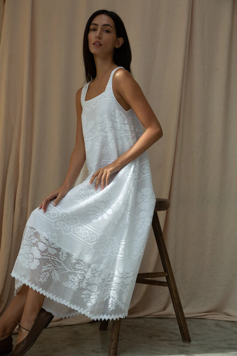 Freya-Fay Cotton Lace Dress