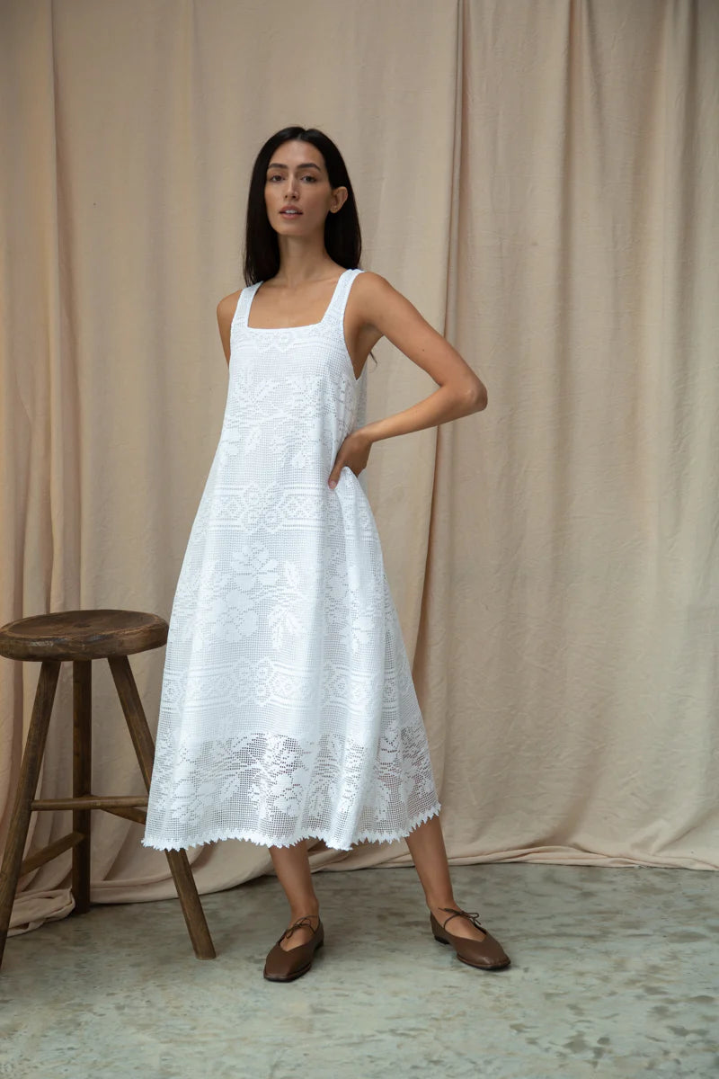 Freya-Fay Cotton Lace Dress