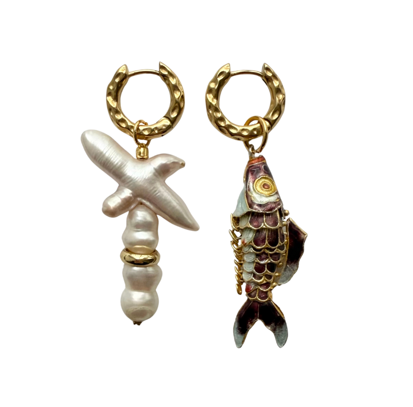 Big catch of the day - Burgundy Pearls