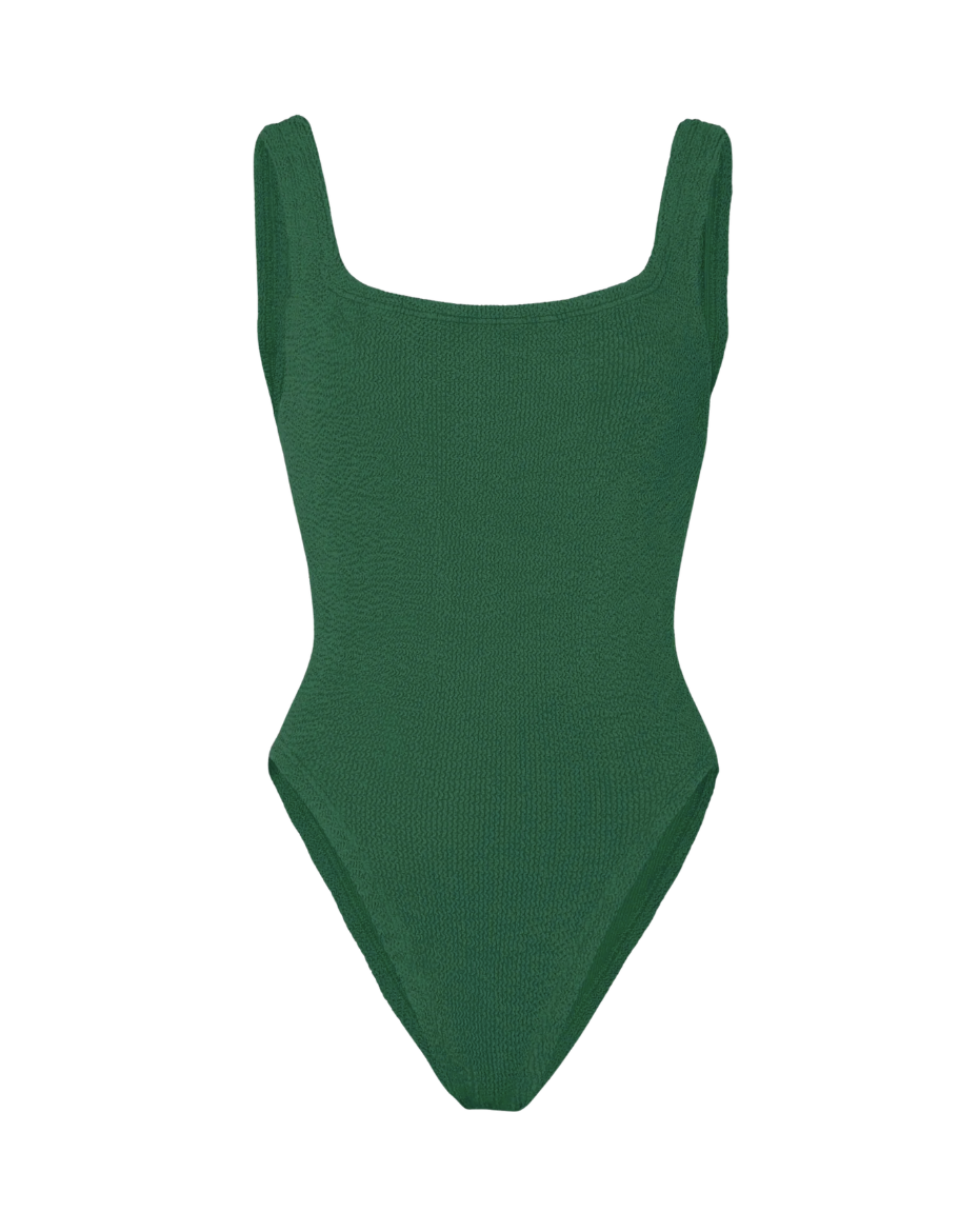 Square Neck Swim Metallic