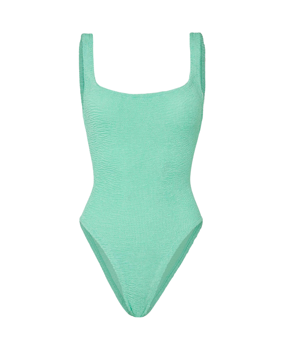 Square Neck Swim Metallic
