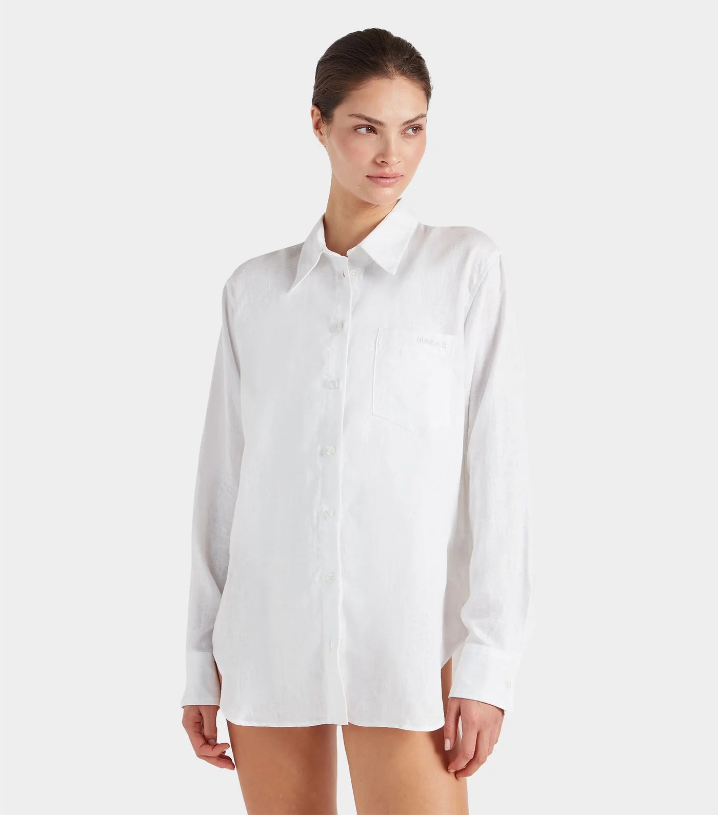 Embroided Oversized Shirt