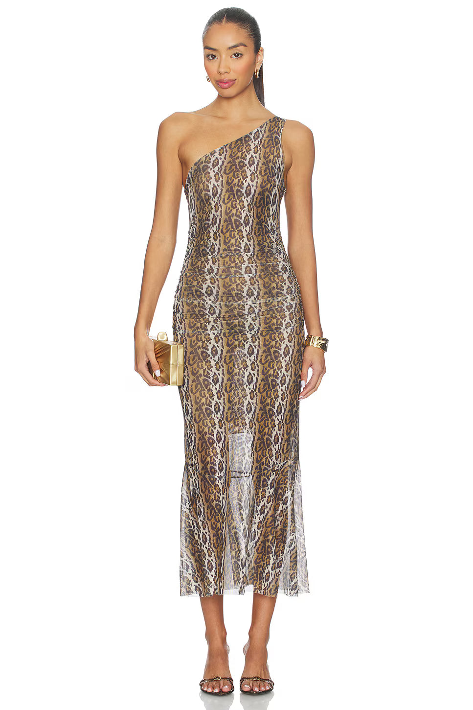 Leopard Asymmetric Dress