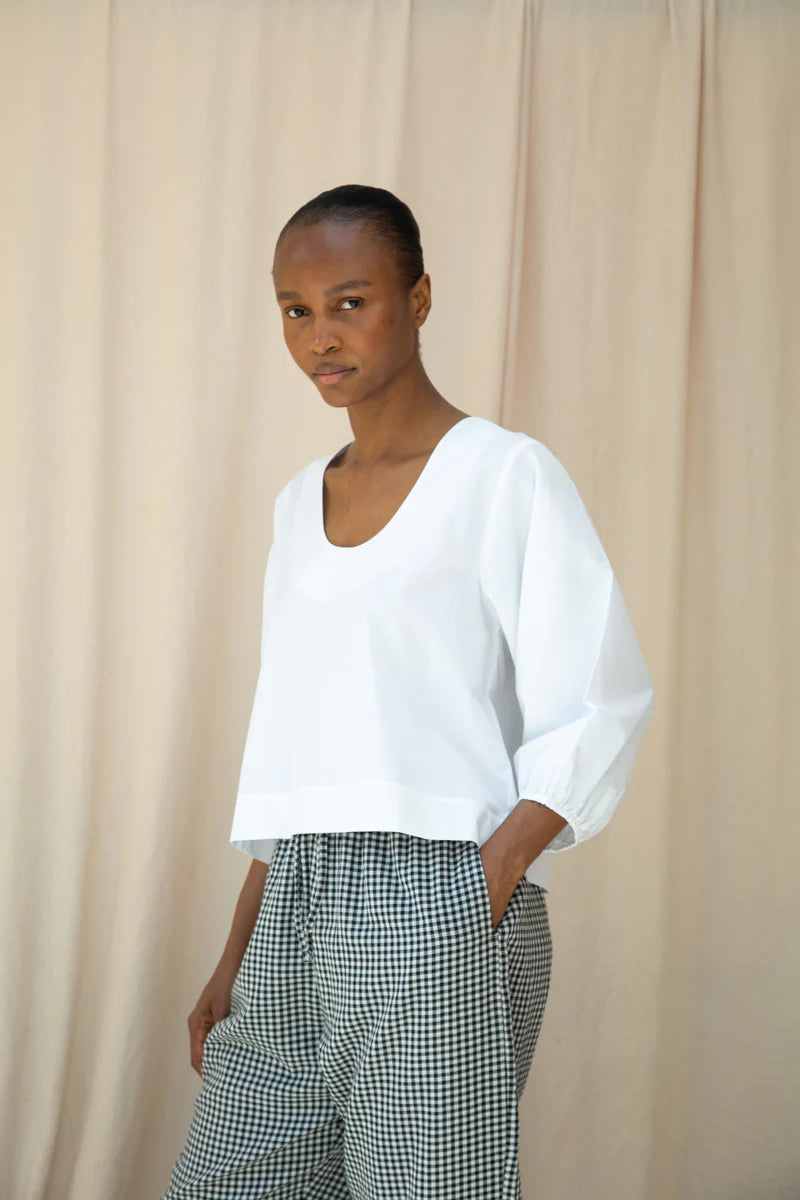 Renee Organic Cotton Poplin Top