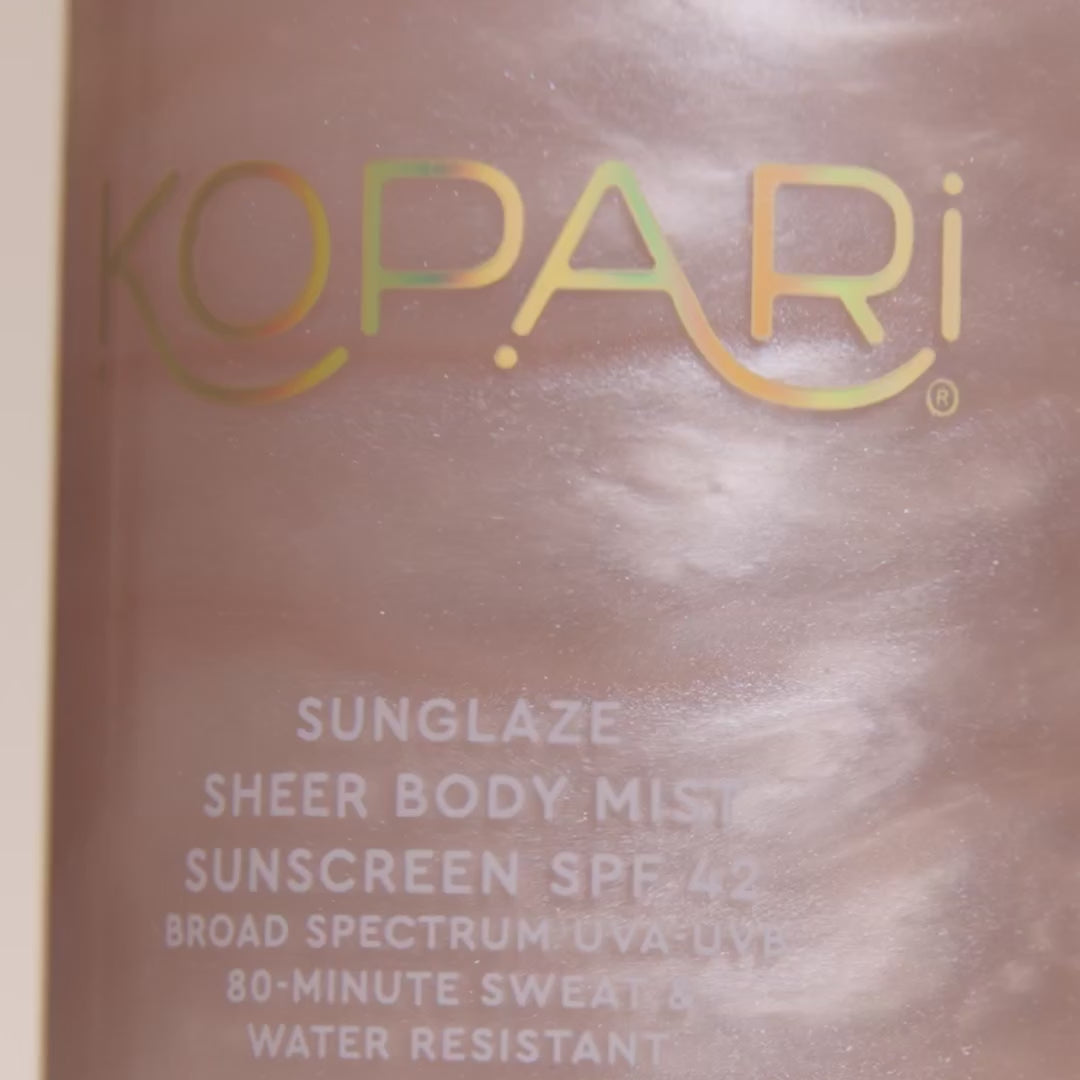 Sunglaze Sheer Body Mist Sunscreen SPF 42