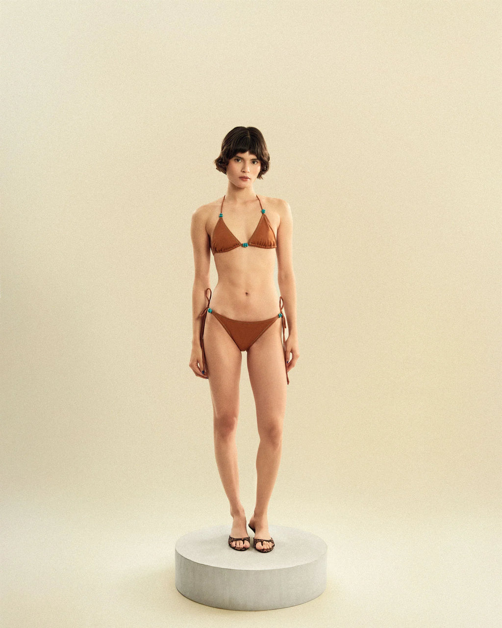 Cocos Howlite Bikini Top